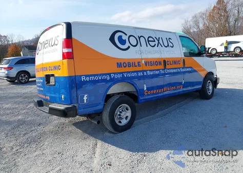 2025 Chevrolet Express Cargo Rwd 2500 Regular Wheelbase Wt from USA, damaged, VIN 1GCWGAF76S1156993